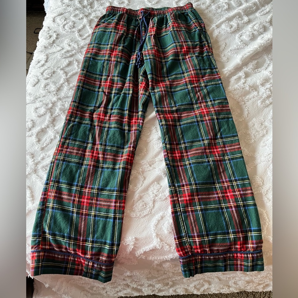 Petite Plume Brushed Twill Pajama Set Kensington Tartan - Picture 6 of 8